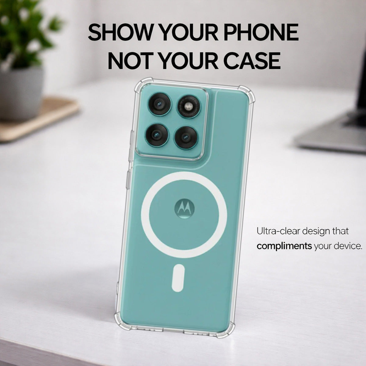 Motorola - Anti-Yellow Clear Case
