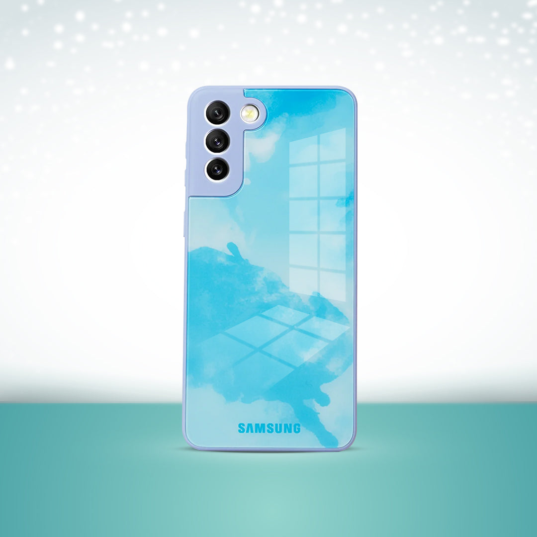 Colorful Wave Glass Phone Case - Samsung