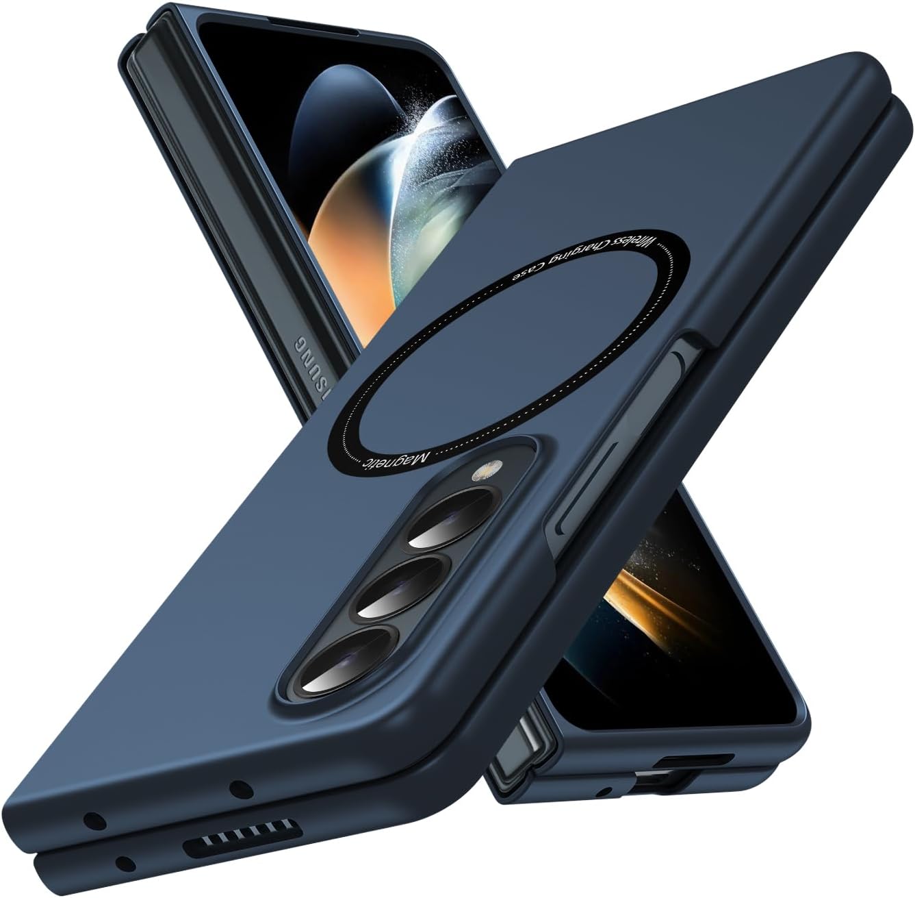 Galaxy Z Fold Series Smooth Borderless Magnetic Grip Case