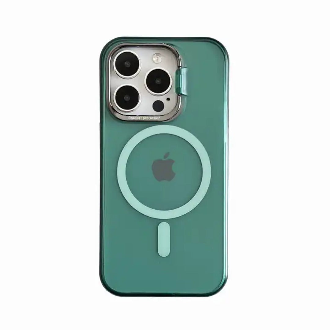 Frosted Matte Case With Kickstand Ring - iPhone