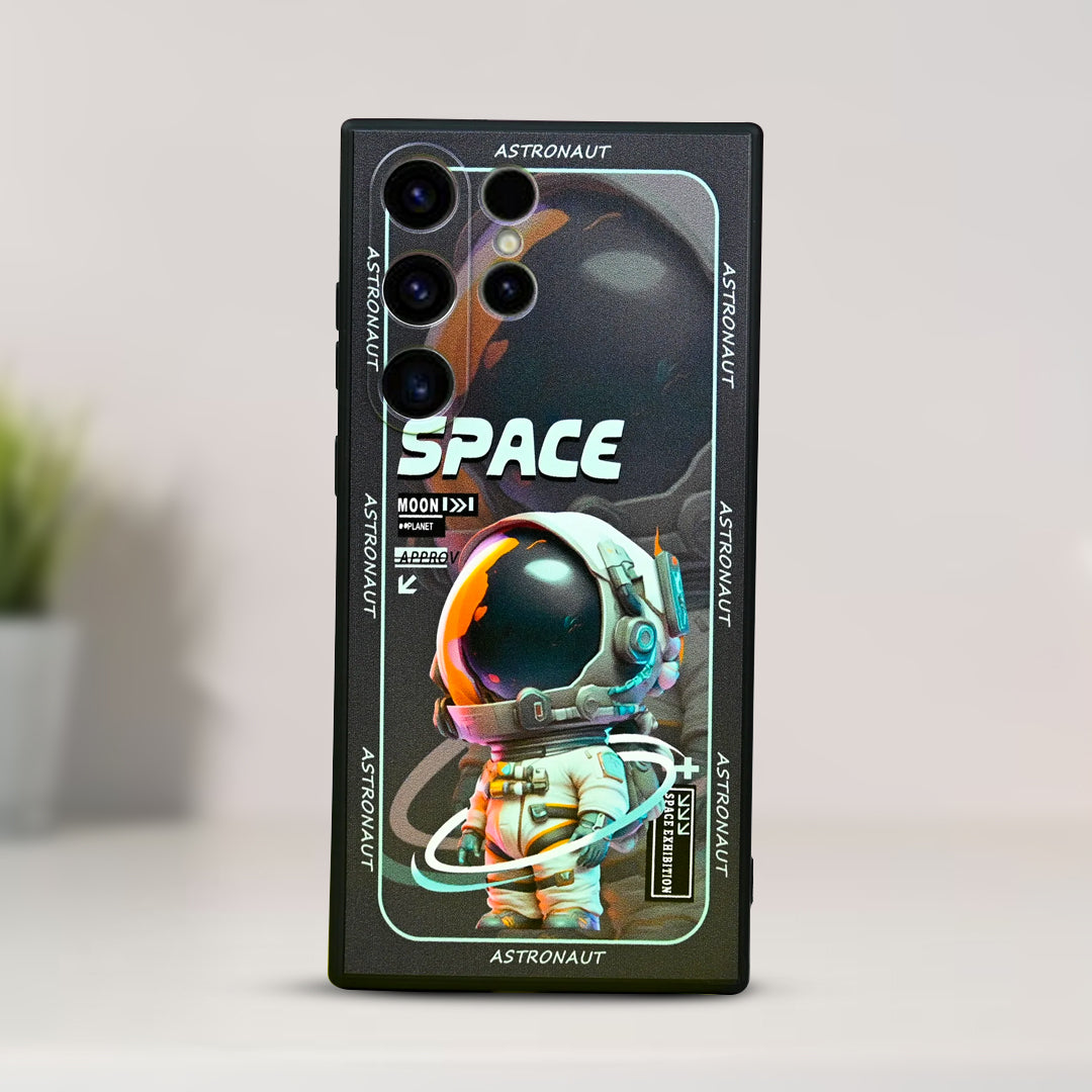 Luxury Space Astronaut Soft Silicone Case - Samsung