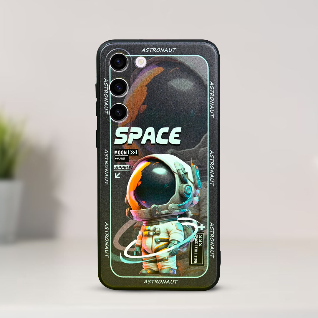 Luxury Space Astronaut Soft Silicone Case - Samsung