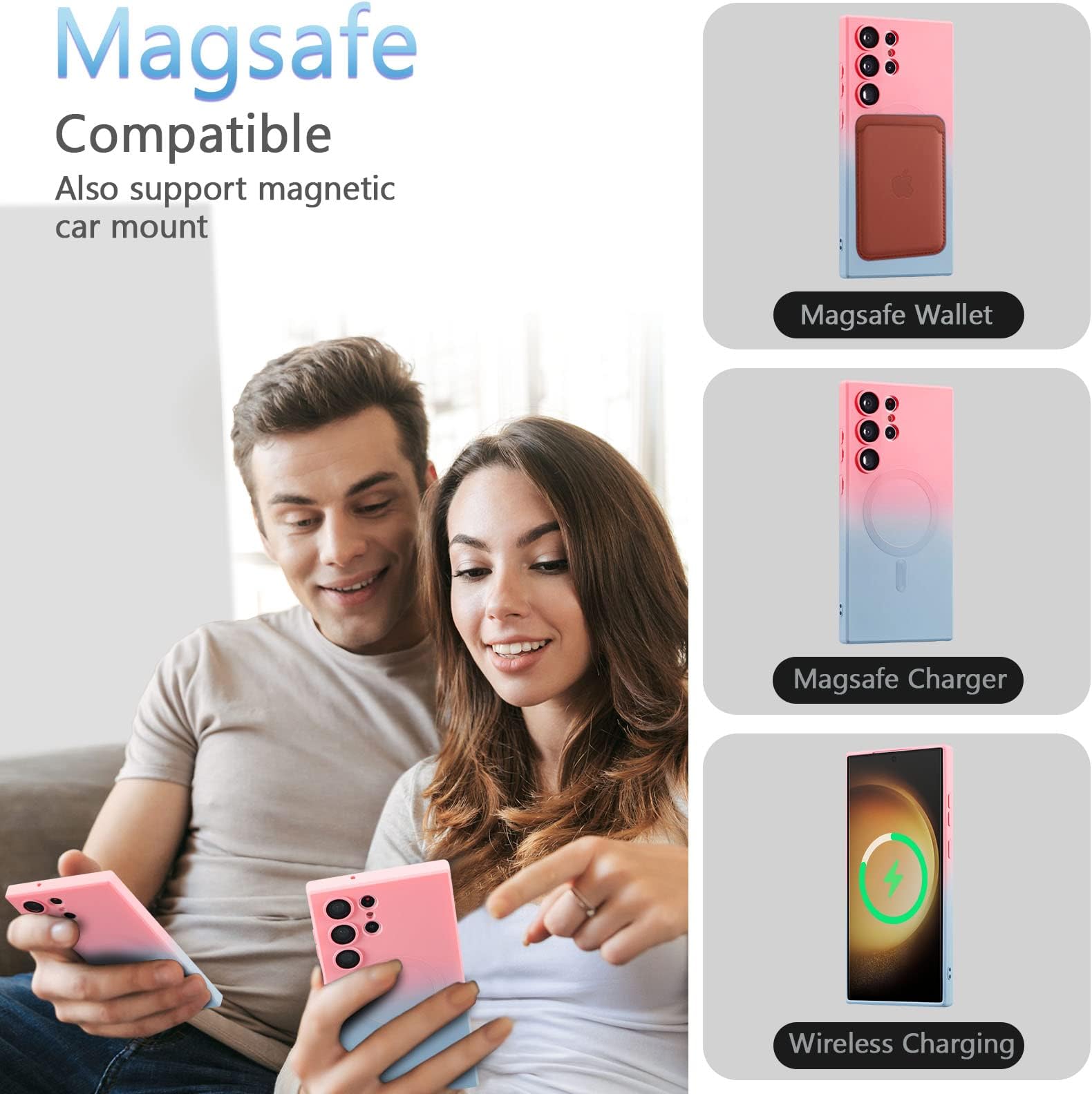 Gradient Silicone MagSafe Case - Samsung