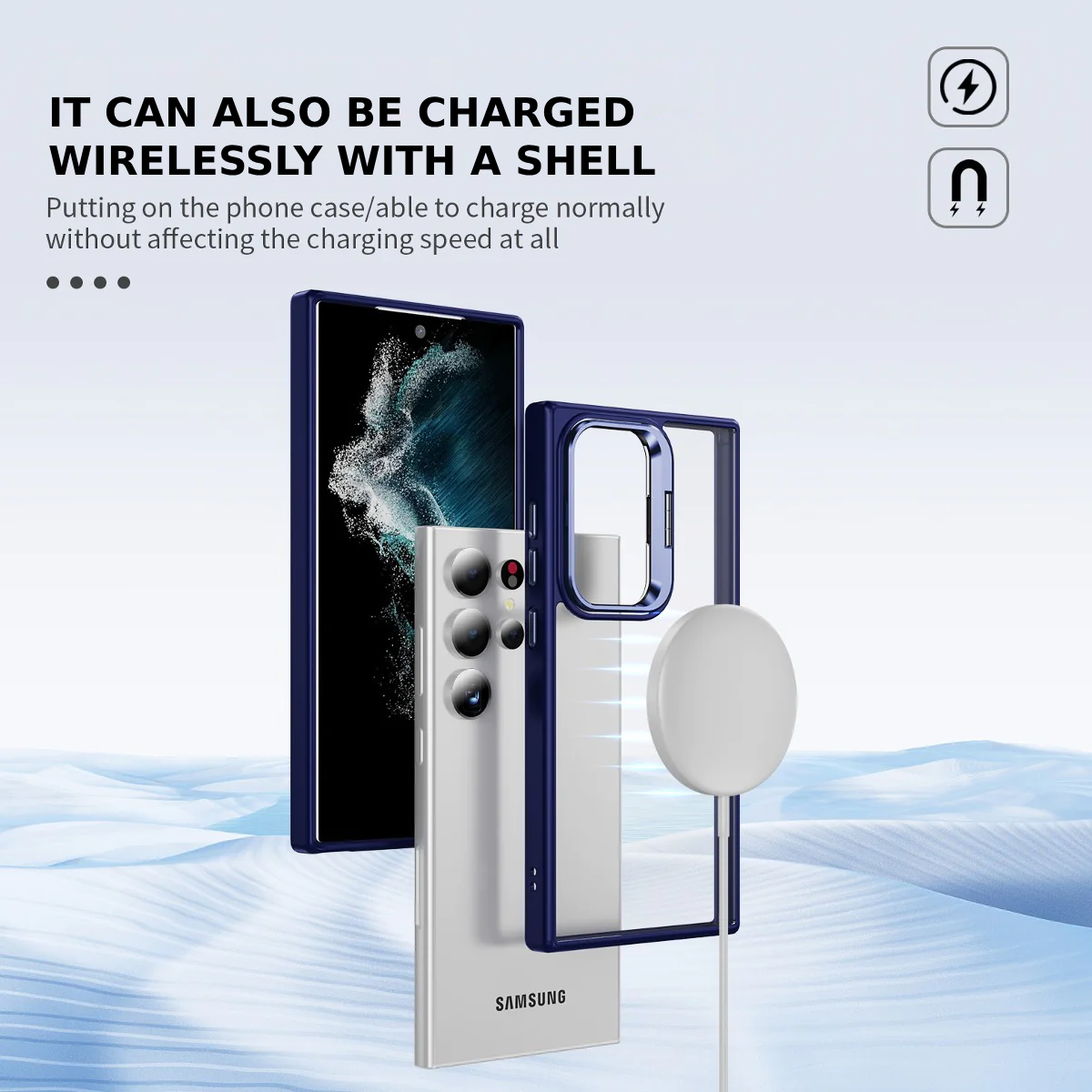 Foldable Camera Bracket Kickstand Case - Samsung