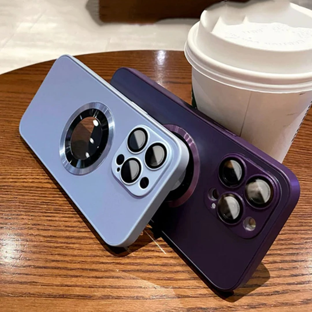 Metallic Logo Cut Display Case - iPhone