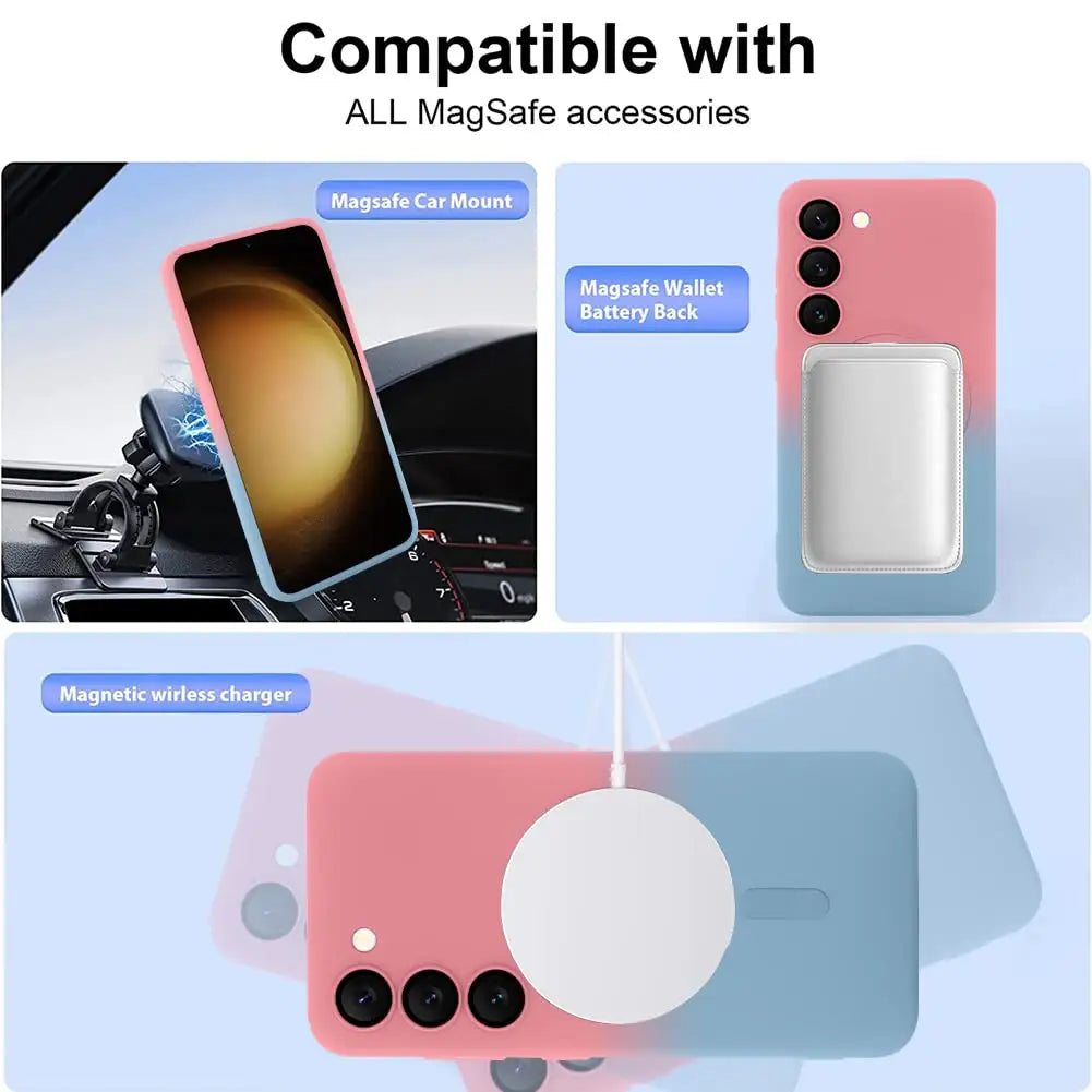 Gradient Silicone MagSafe Case - Samsung