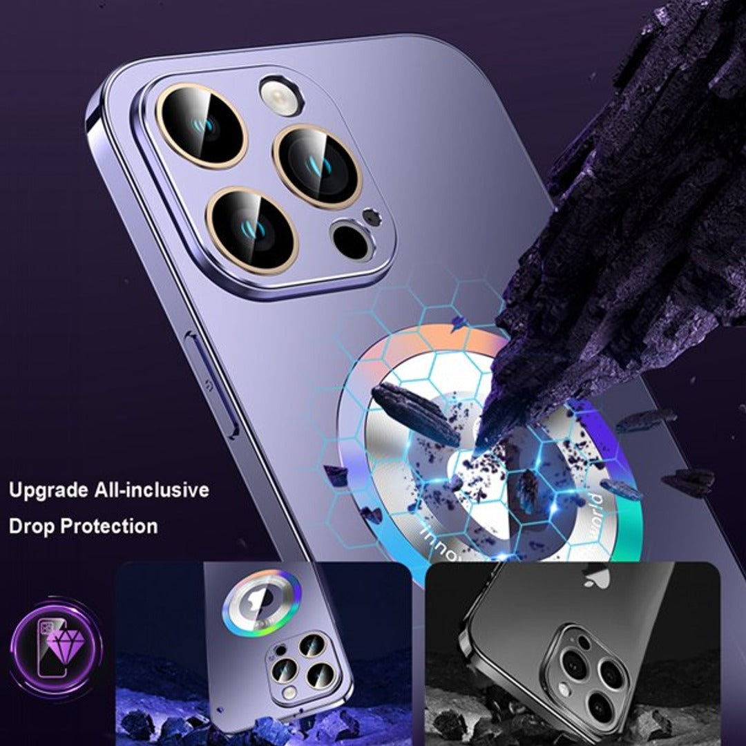 iPhone 13 Series Colorful Logo Magnetic Protective Case