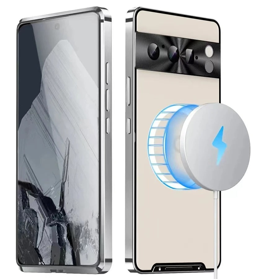 Pixel 8 Series Luxe Guard Ultra Thin Metal Frame Case