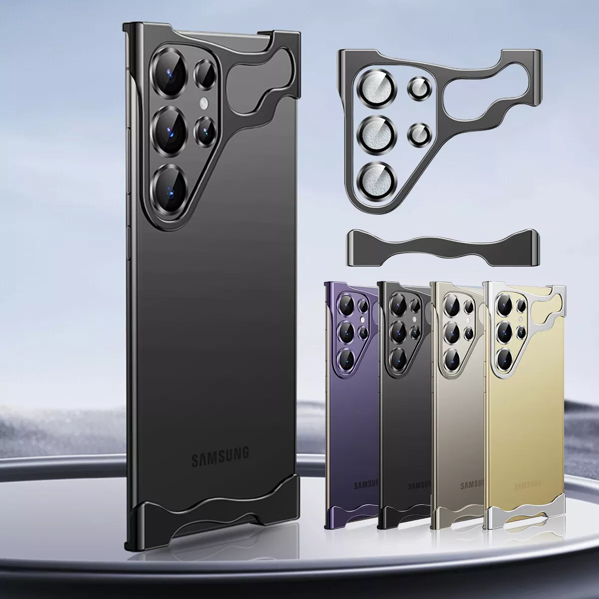 WKND™ - Titanium Frame Luxury Bumper Case - Samsung