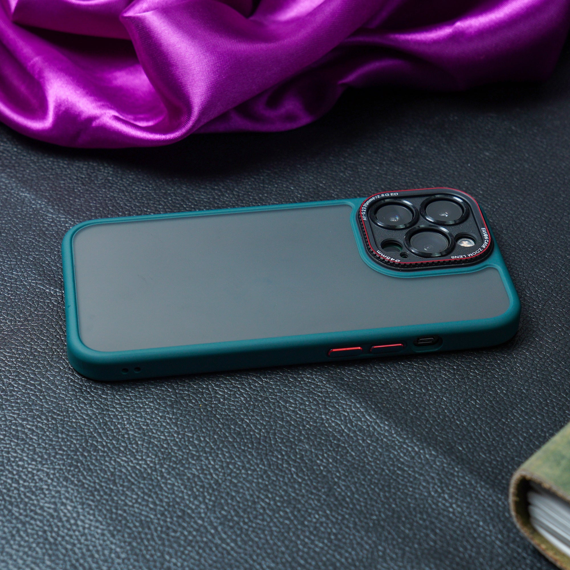 Luxury Matte Shockproof Armor Case -iPhone