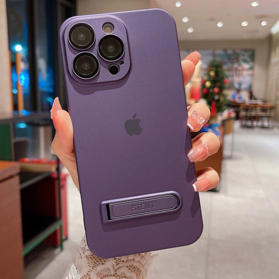 Ultra Thin Matte Kickstand Case - iPhone
