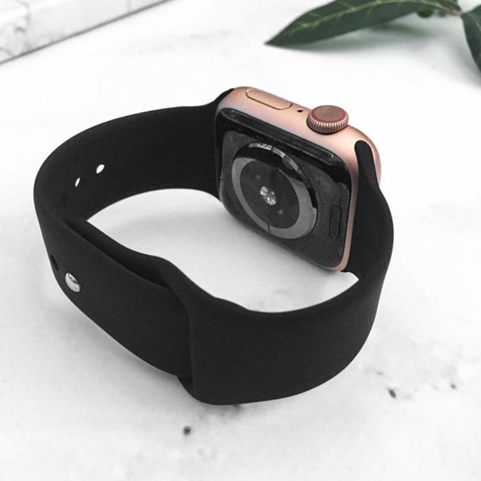 Coteetci ® Silicone Strap for Apple Watch  - Black