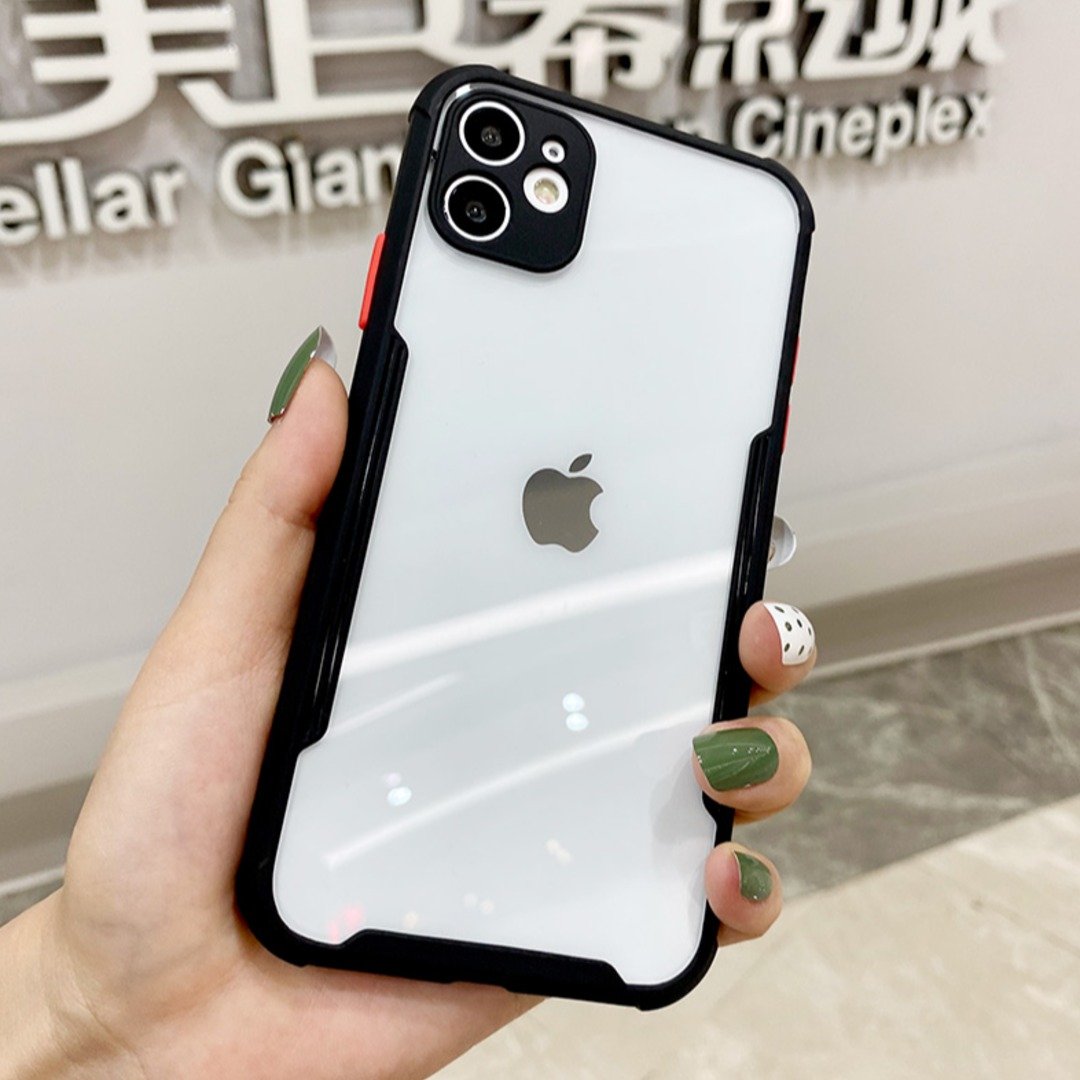 iPhone 11 Series Shockproof Bumper Phone Case with Camera Protection