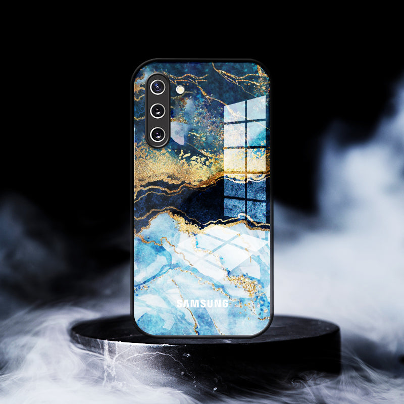 Galaxy Note 10 Series Dark Ocean Pattern Glass