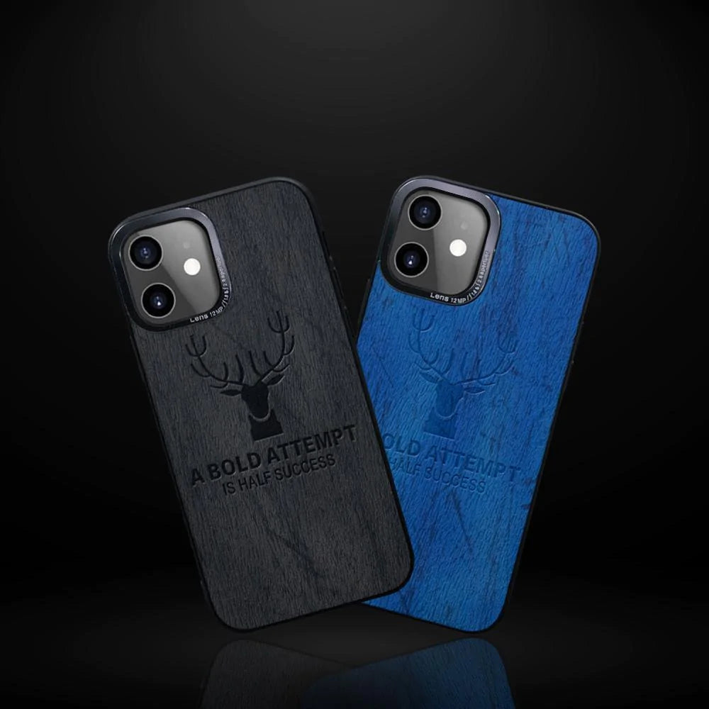 iPhone 12 Pro Max Deer Pattern Inspirational Soft Case