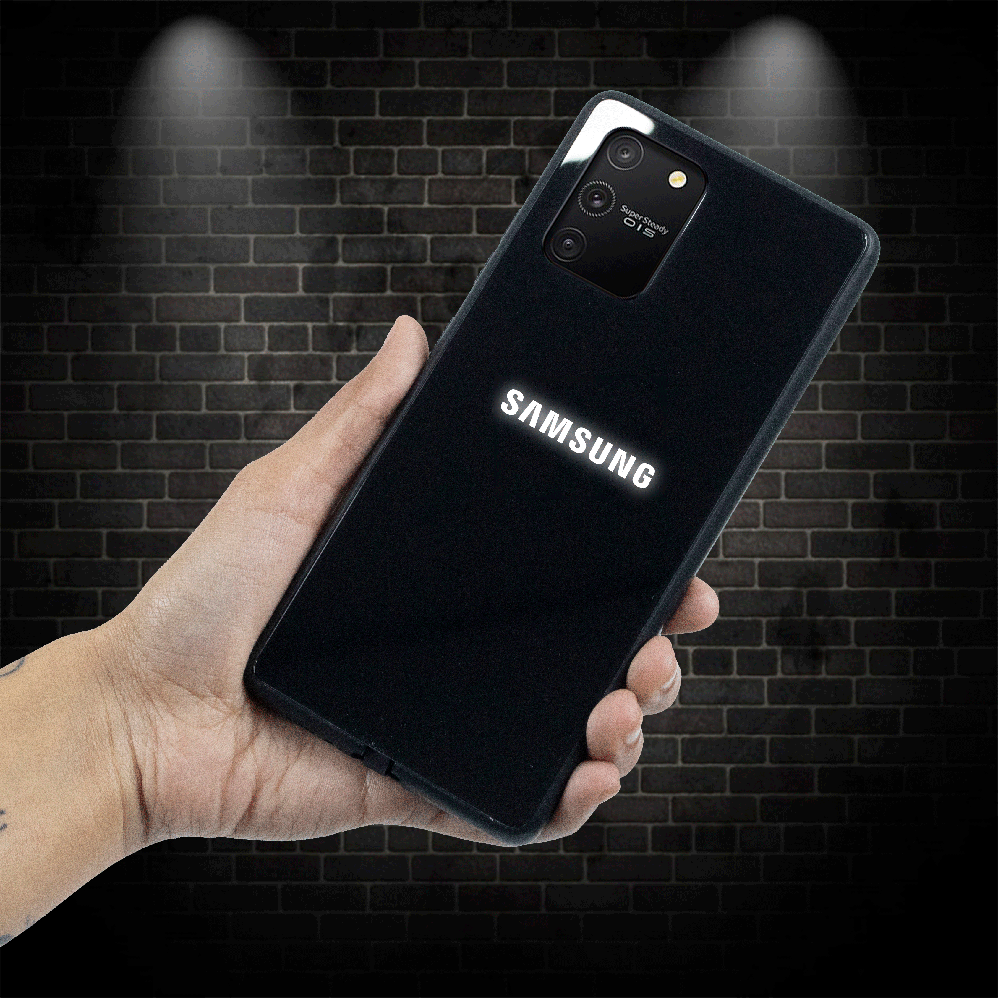 Galaxy S10 Lite LED Logo Glass Back Case