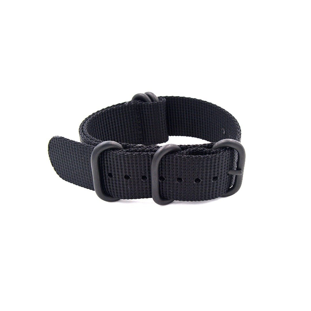 Woven Nylon Buckle Strap for Apple Watch [42/44MM] - Black