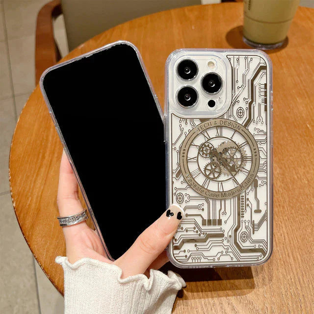 iPhone 13 Pro Max MagSafe Edition Mecha Transparent Case