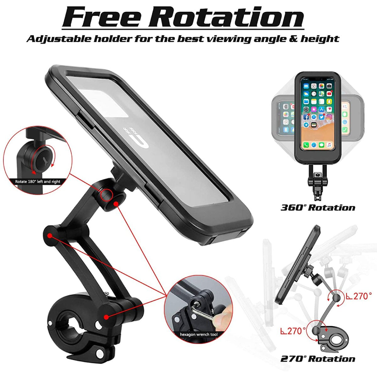 Riding Universal Waterproof Bracket