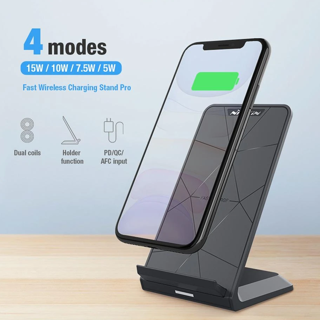 Fast Wireless Charging Mobile Stand