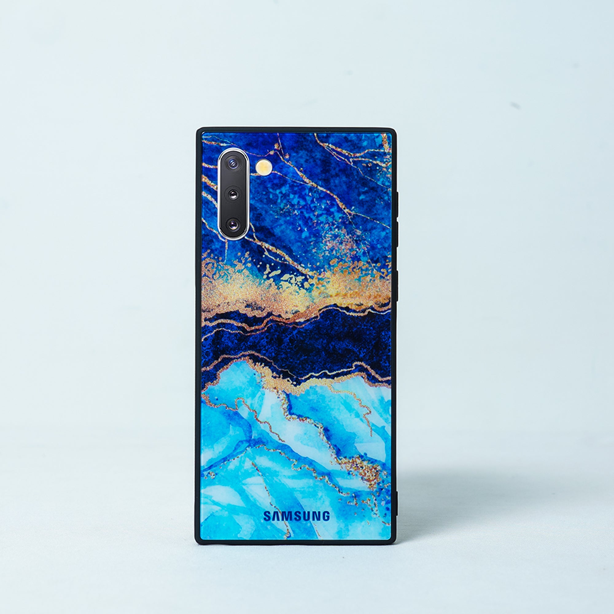 Galaxy Note 10 Dark Ocean Pattern Glass