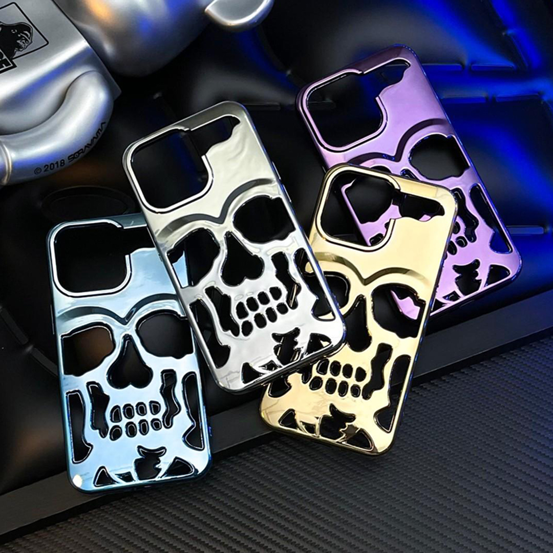 Hollow Skull Design Case - iPhone