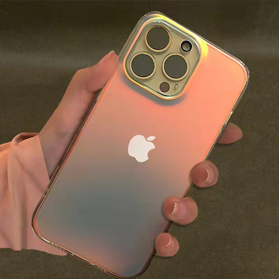iPhone 14 Series - Laser Gradient Matte Case