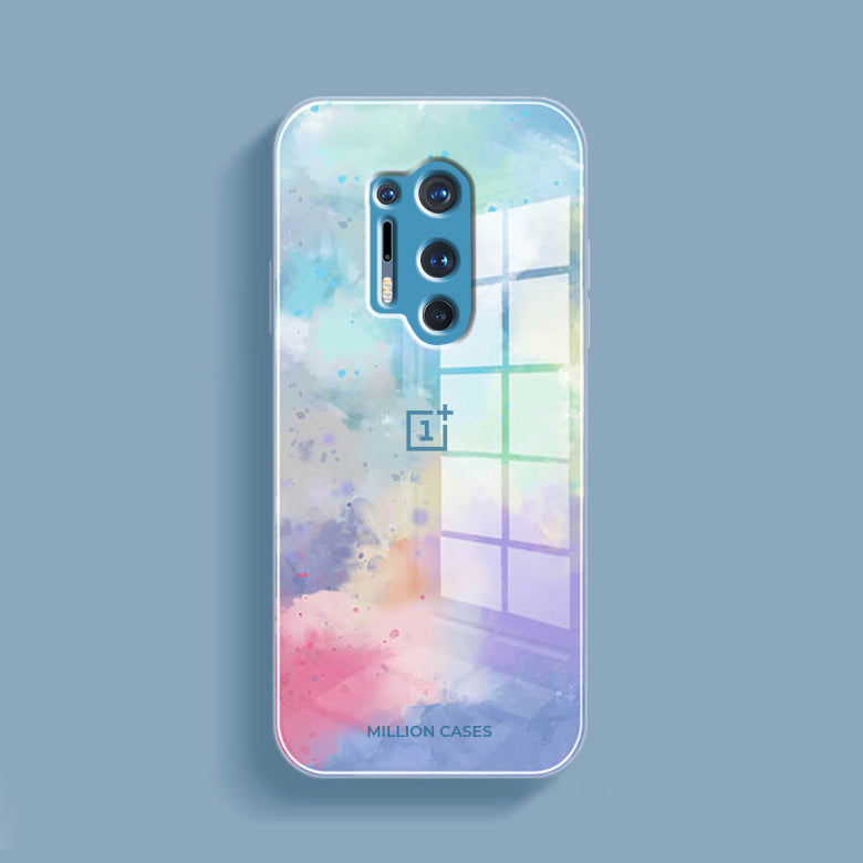 OnePlus 8 Pro Watercolor Splatter Glass Back Case