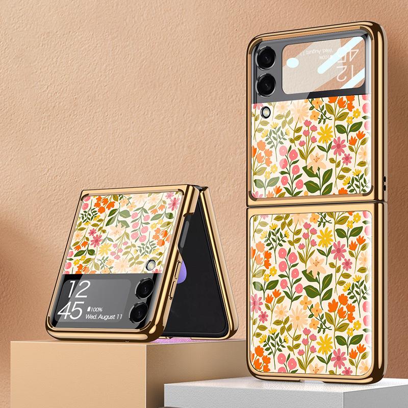Galaxy Z Flip3 Floral Print Case