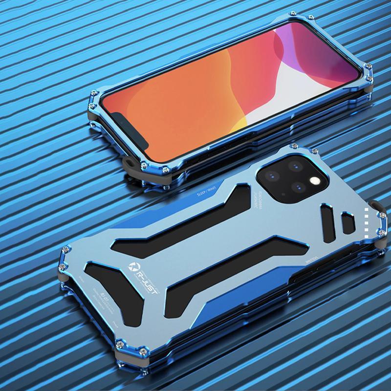 iPhone 13 Series R-Just Aluminium Frame Metallic Case