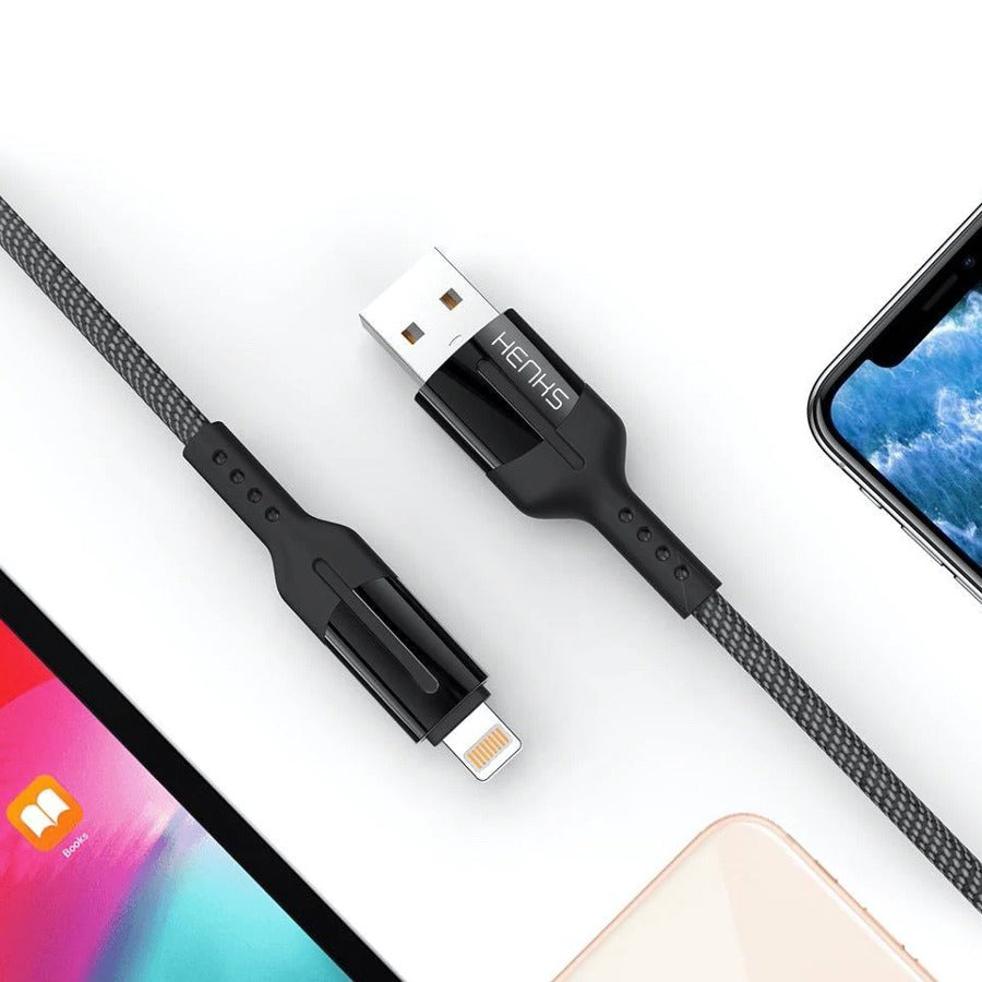 Henks® Armor Auto Disconnect Lightning Cable
