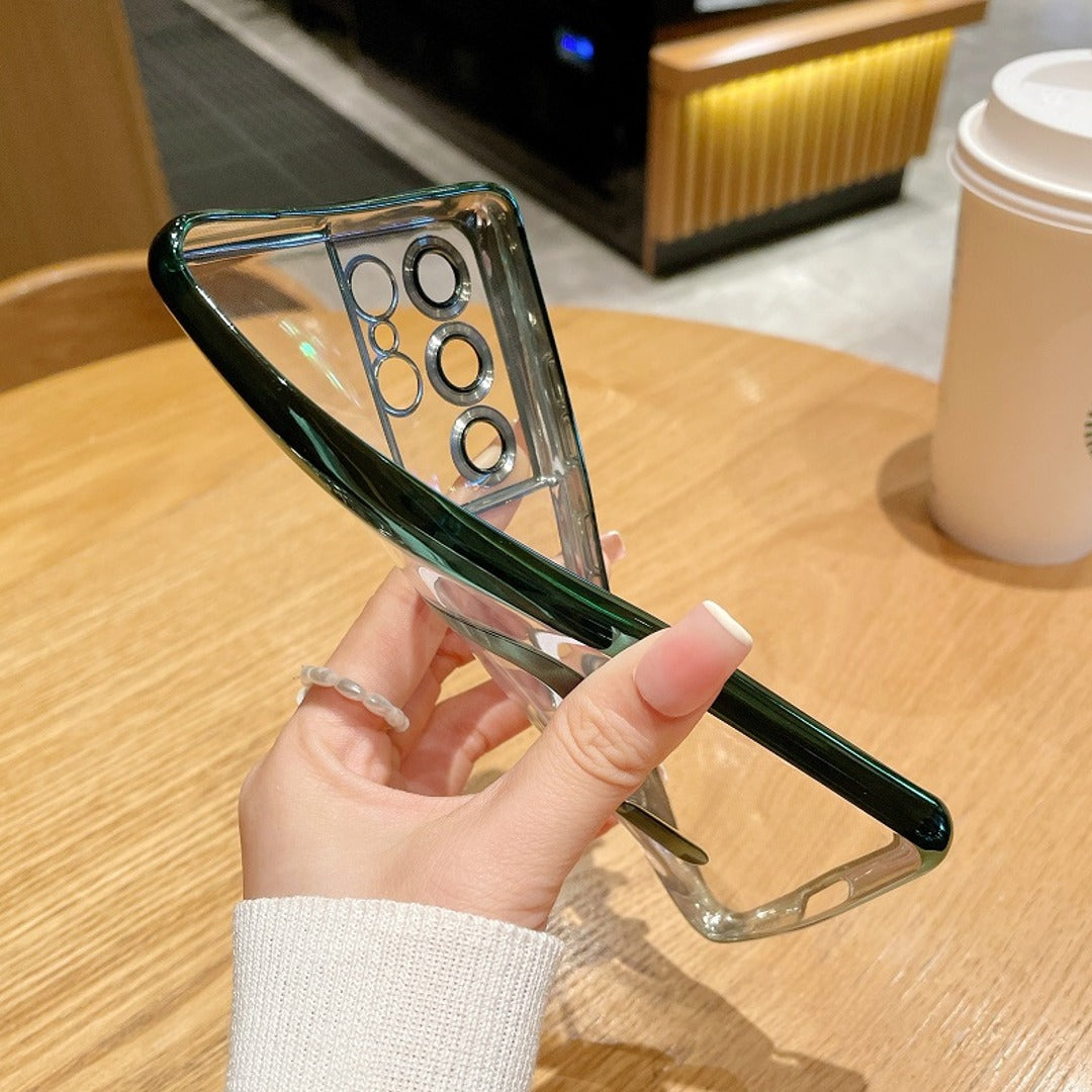 Ultra Clear Electroplating Magsafe Soft TPU Case - Samsung