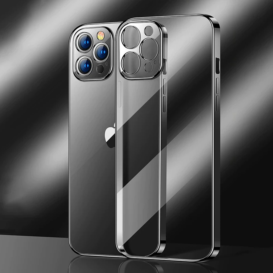 iPhone Series Transparent Plating Camera Protection Case