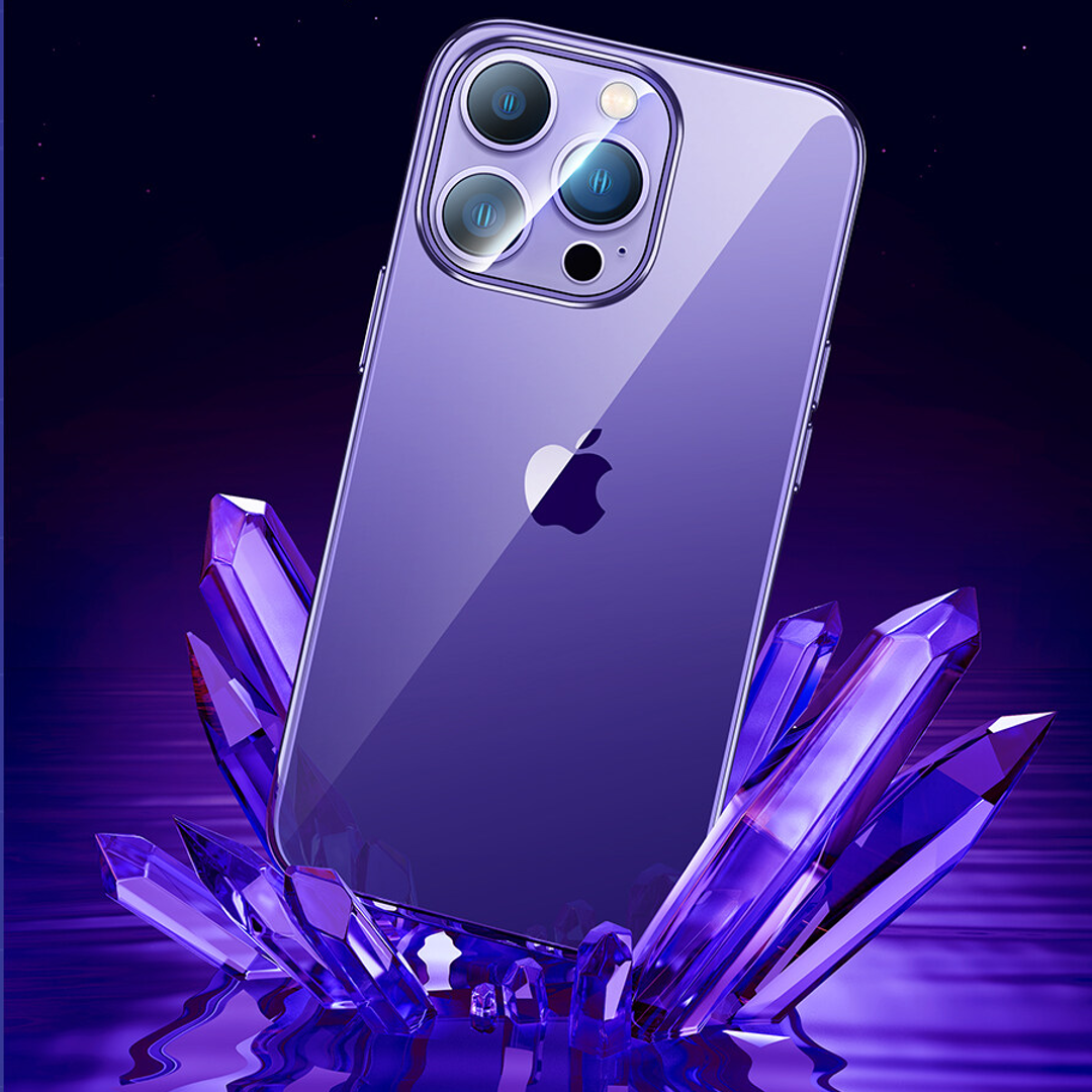 iPhone 14 Series - Transparent Plating Camera Protection Case