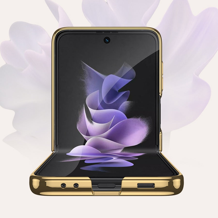 Galaxy Z Flip4 Prismatic Pattern Glass Case