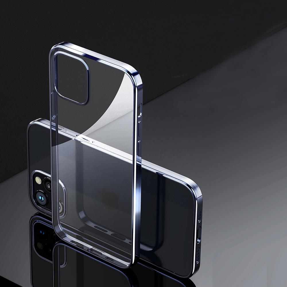 iPhone12 Mini Electroplating Silicone Transparent Glitter Case