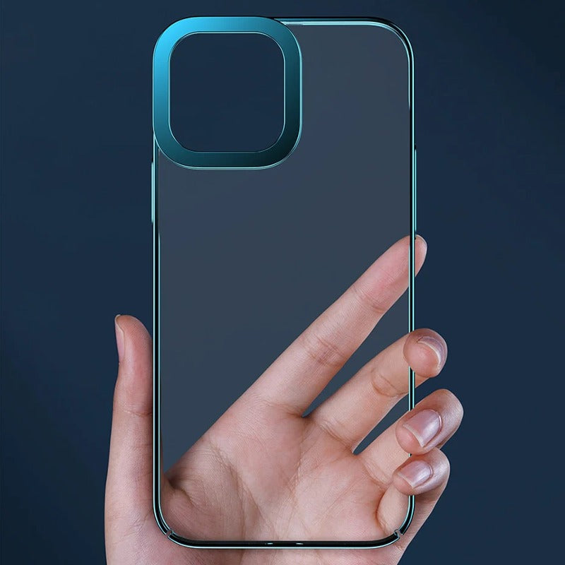 Transparent Glitter Edge Bumper Case - iPhone