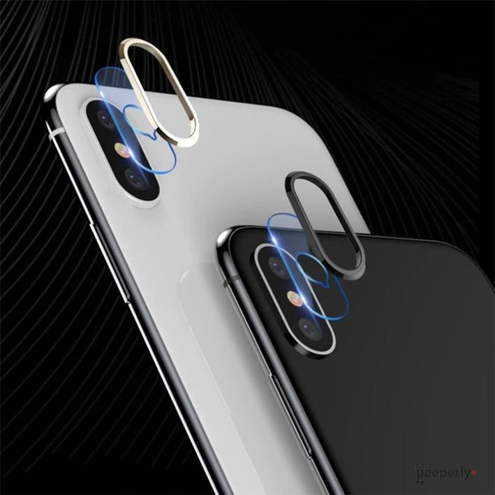 TOTU ® iPhone XS Camera Lens Glass Protector and Ring