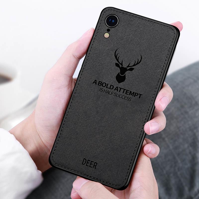 iPhone XR Deer Pattern Inspirational Soft Case