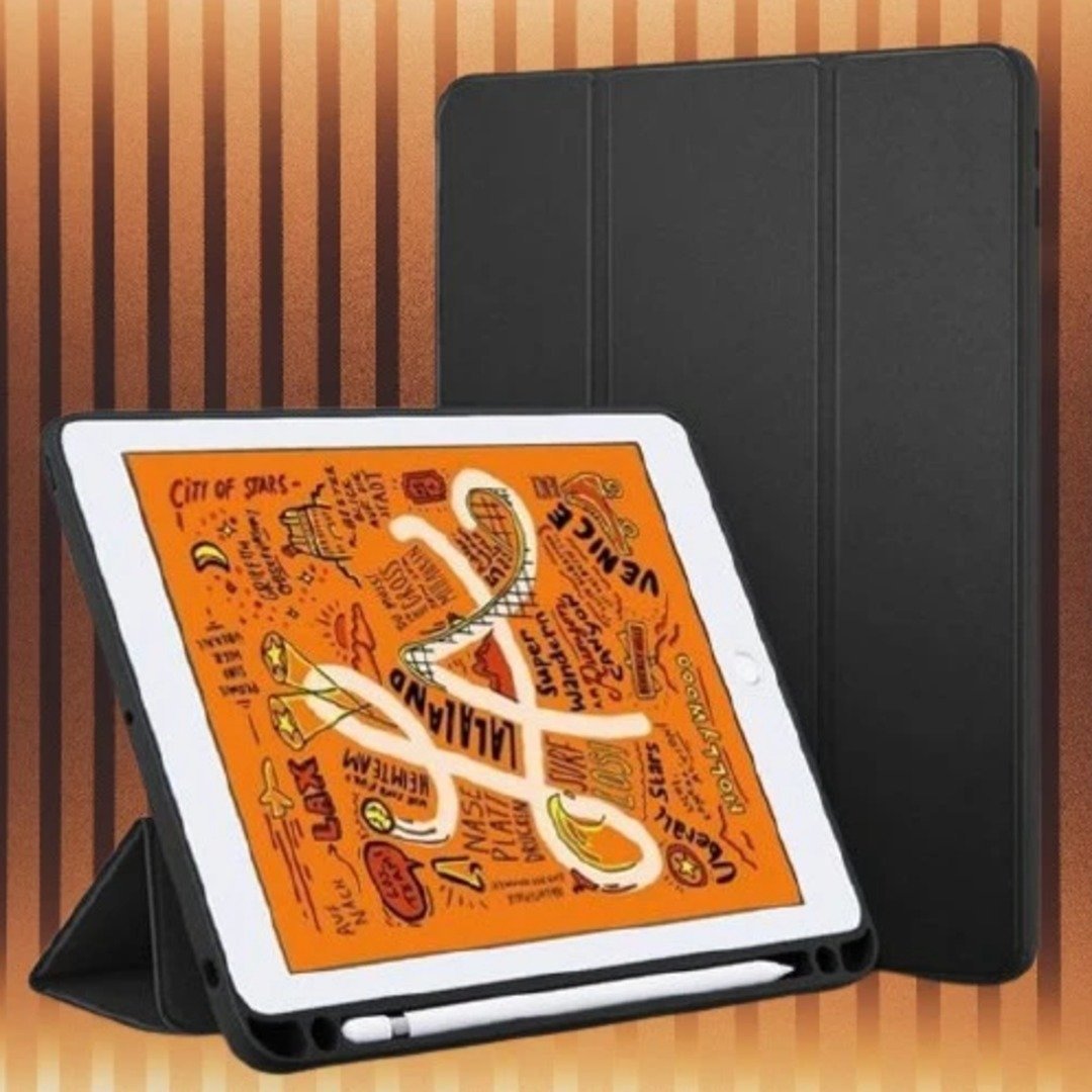 Lightweight Smart Flip Cover Stand with Pen Slot for iPad 9.7 inch