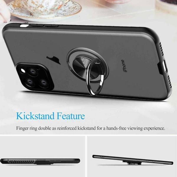 iPhone 11 Pro Shockproof Translucent Ring Case