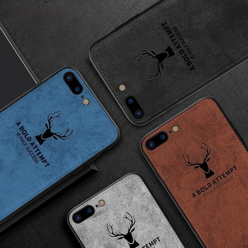 iPhone 8 Plus Deer Pattern Inspirational Soft Case