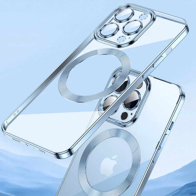 iPhone 13 Luxury Plating Transparent MagSafe Case